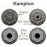 PA-DECBUSH-HAMPTON - Hampton Decorative Cap/Bush Set PA-DECBUSH-HAMPTON - Hampton Decorative Cap/Bush Set